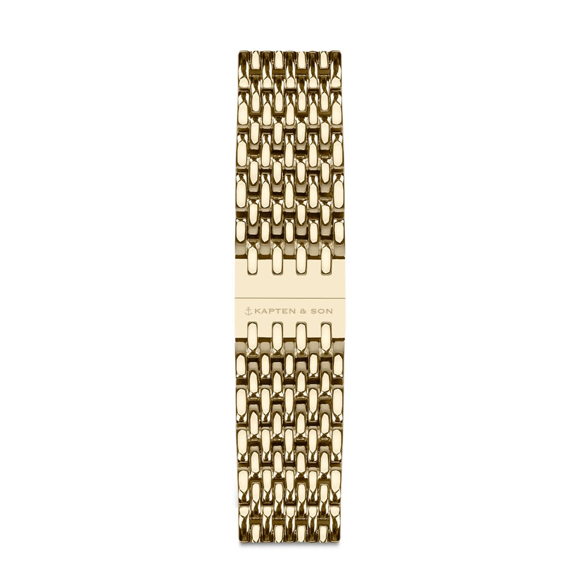 Kpten & Son Woven Steel Strap Light Gold